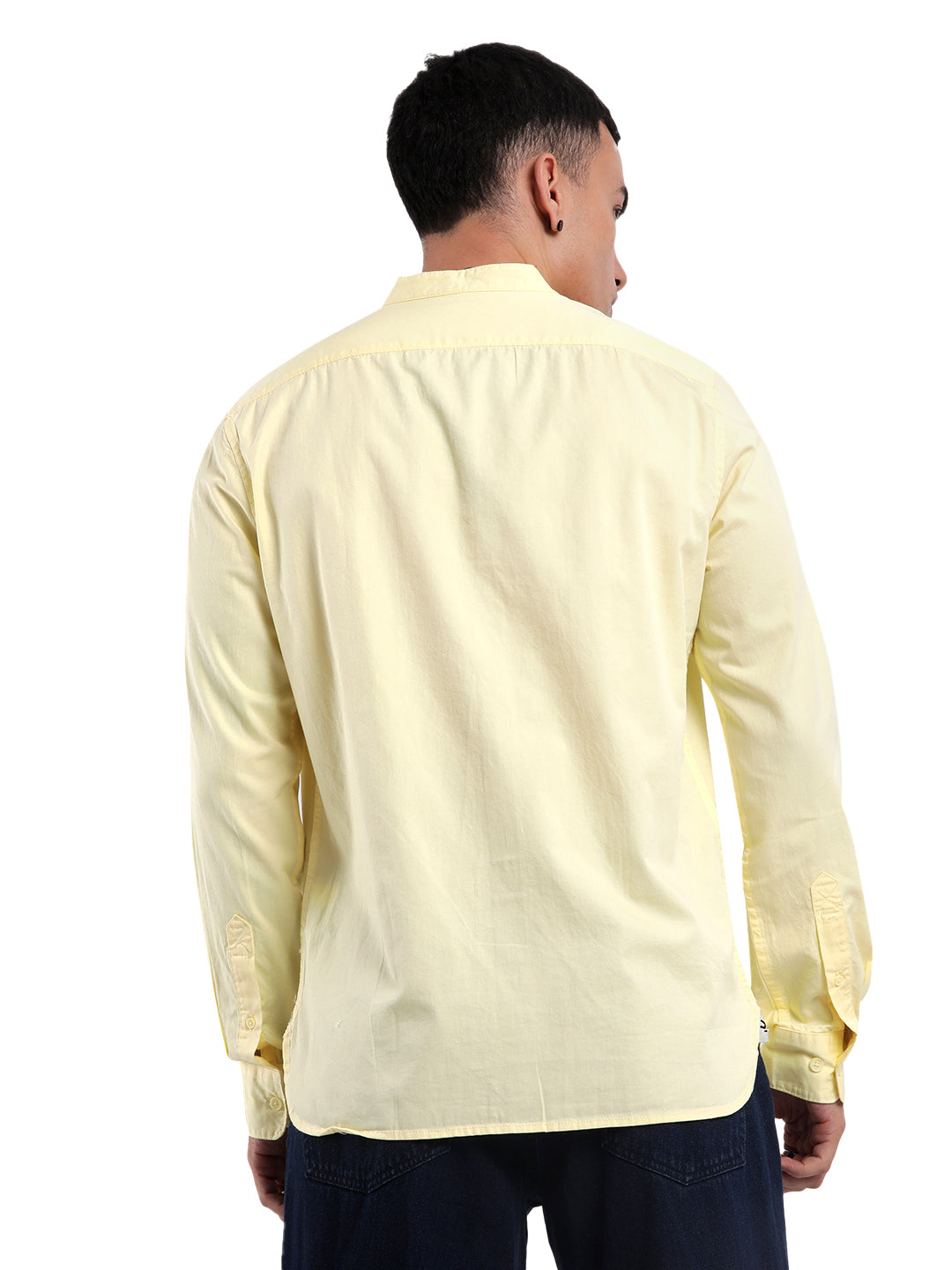 Yellow Sunshine Mandarin Shirt