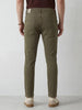 Solid Skinny Crop Denim Jeans | Olive