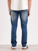 Light Faded Slim Fit Denim Jeans  | Blue