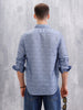 Solid Full Sleeve Regular Fit Shirt | Blue