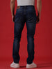 Darkstone Blue Stretch Tapered Jeans