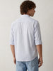 Comfort Fit Placement Printed Shirt | White