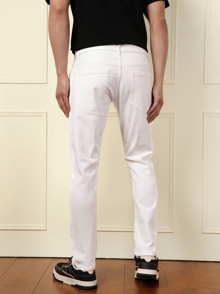 Classic Slim Tapered Jeans | White