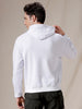 Wrogn Chest Print White Hoodie