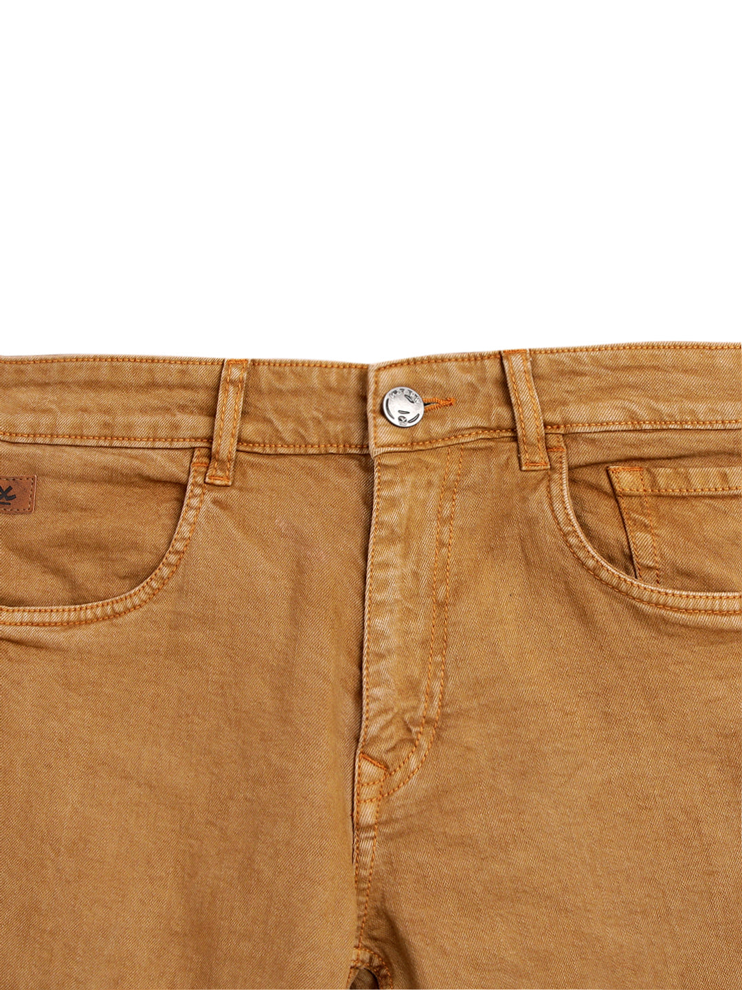 Khaki Slim Fit Denim Jeans