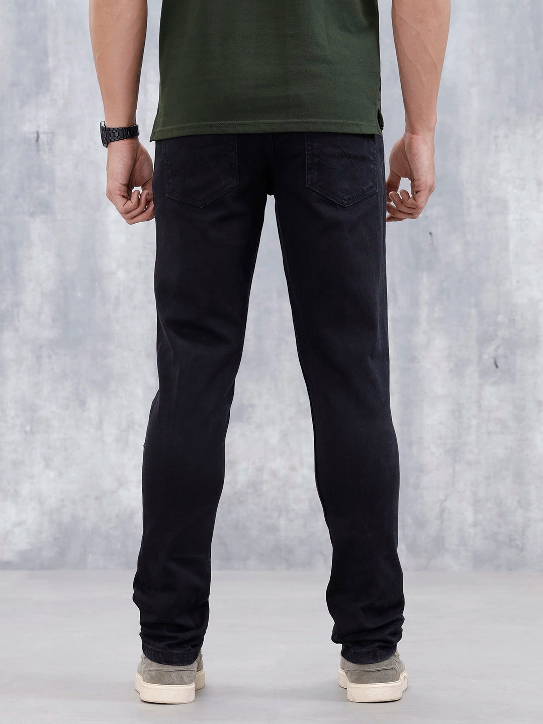 Men's Casual Slim Fit Jeans | Black