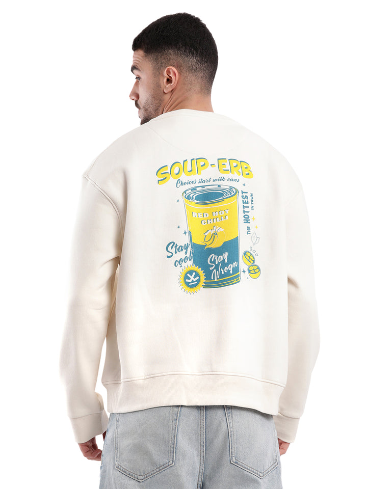 Elite Soup-erb Back Printed Sweatshirt
