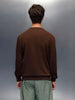 Men's Comfort Fit Wrogn branded Sweatshirt  | Brown