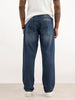 Faded Anti Fit Denim Jeans | Blue