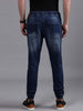 Mid Tone Blue Denim Jean Jogger