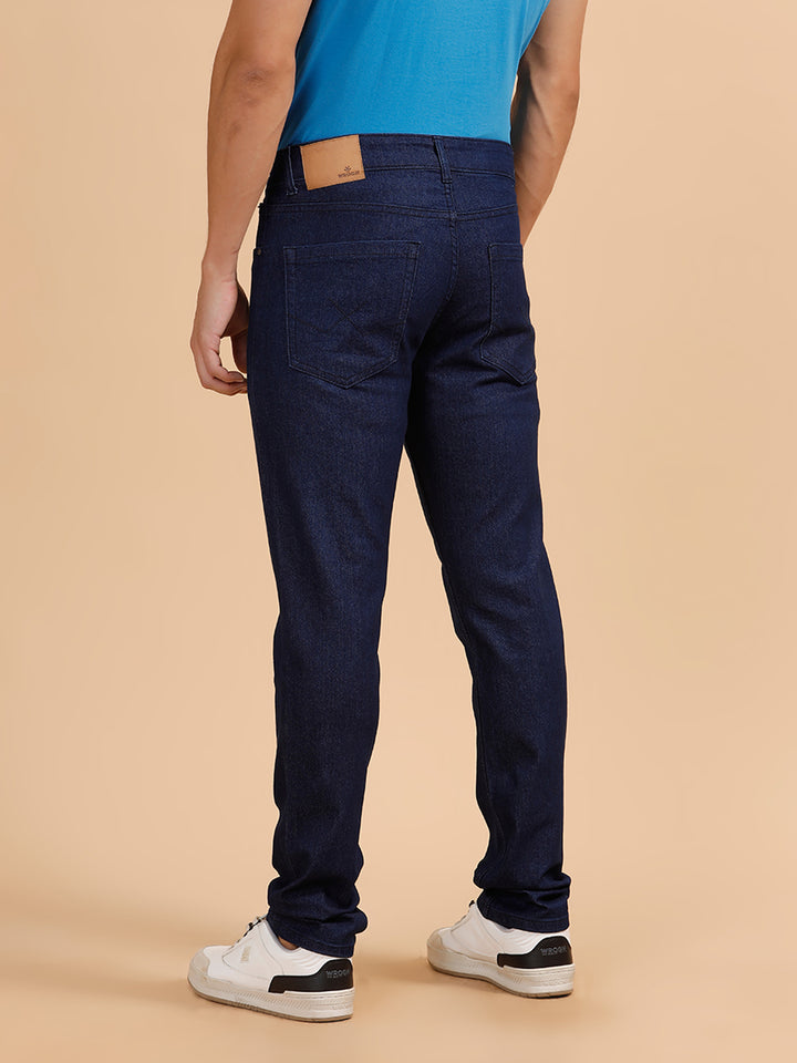 Casual Slim Fit Jeans | Dark Blue