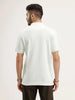 Solid Slim Fit Polo T-Shirt | Light Green