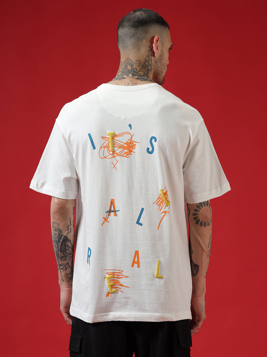 It's All Real Print Oversized T-Shirt