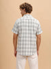 Textured Short Sleeve Shirt | Grey