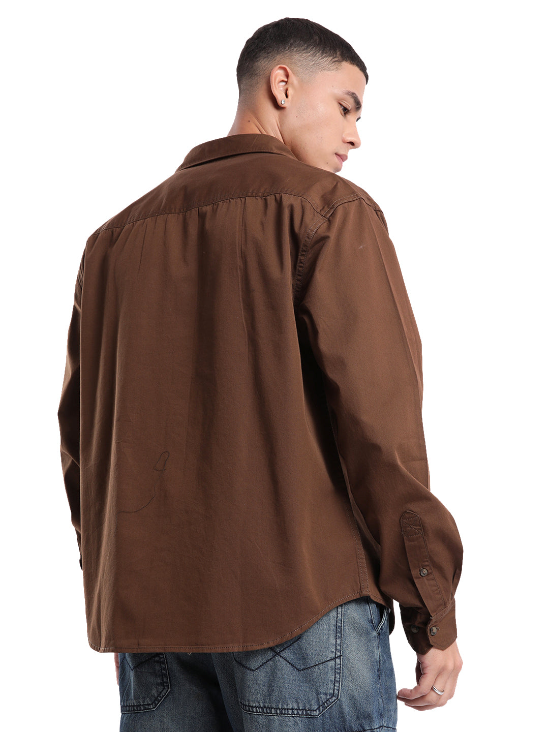 Urban Brown Long Sleeve Shirt