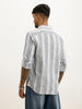 Classic Slim Fit Striped Shirt | White