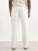 Solid Anti Fit Denim Jeans | White