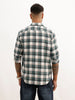 Regular Fit Checkered Shirt | Green