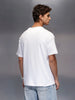 Men's Casual Oversized Tee  |  White