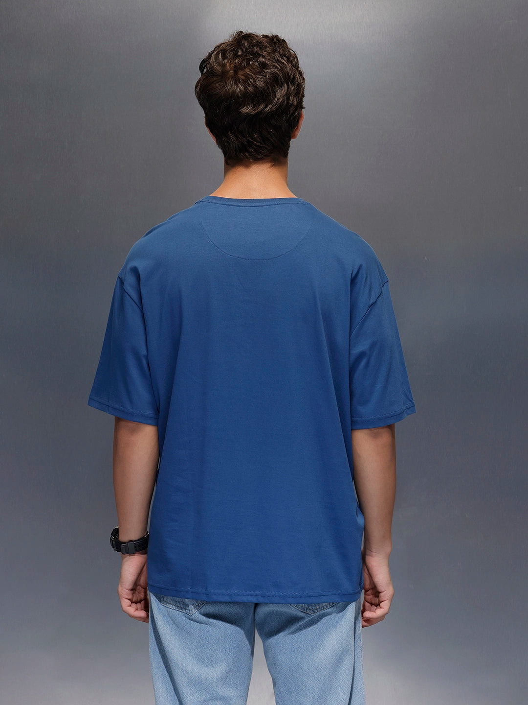 Men's Oversized 'The Office' Inspired Print  |  Navy Blue