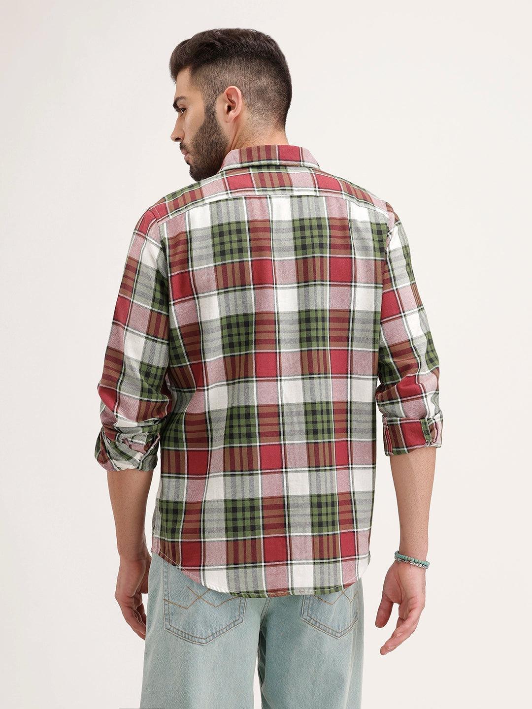 Regular Fit Checkerd Shirt | Multicolor