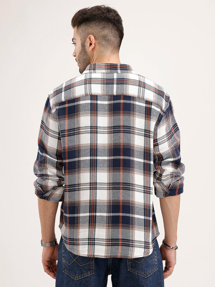 Comfort Fit Checkered Shirt | Multicolor