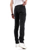 Casual Black Slim Fit Denim Jeans