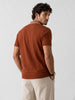 Slim Fit Tipping Collar Polo T-Shirt | Maroon