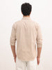 Solid Slim Fit Full Sleeve Shirt | Beige