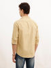 Solid Regular Fit Full Sleeve Shirt | Khaki