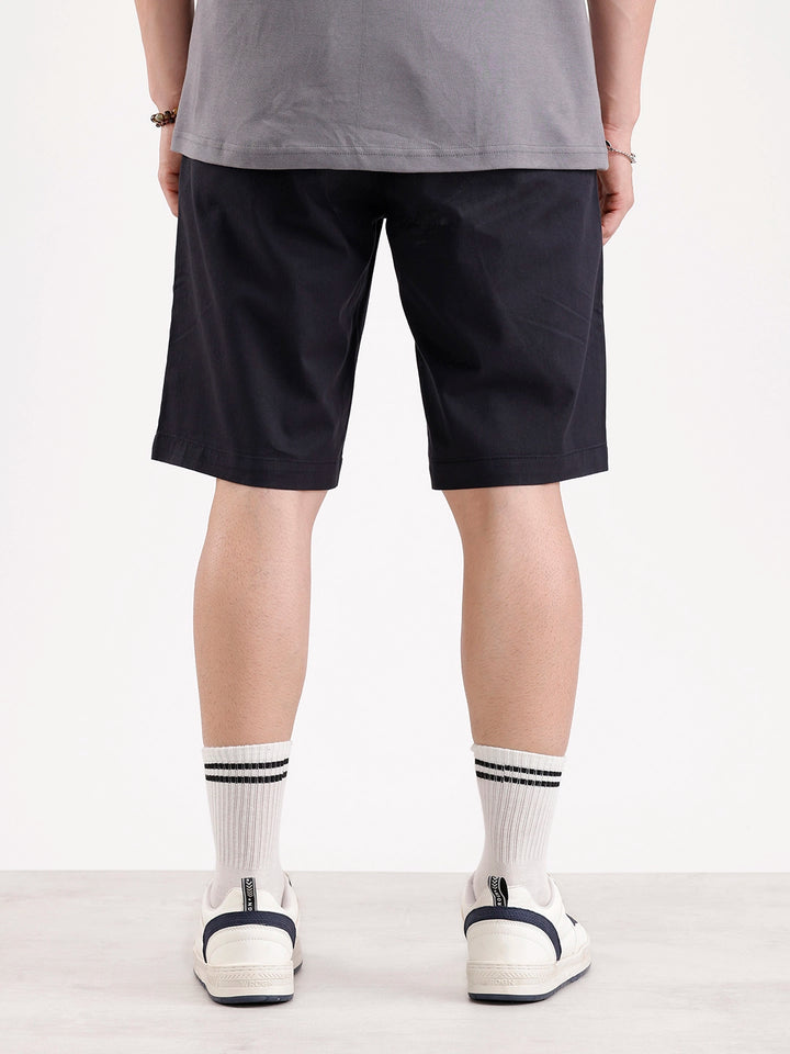 Classic Slim Fit Shorts   |  Black