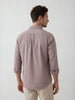 Slim Fit Double Pocket Shirt | Peach