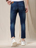 Darkstone Solid Cropped Jeans