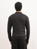 Solid Regular Zipper Sweatshirt | Charcoal