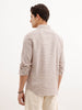 Regular Fit Checkered Shirt  | Brown
