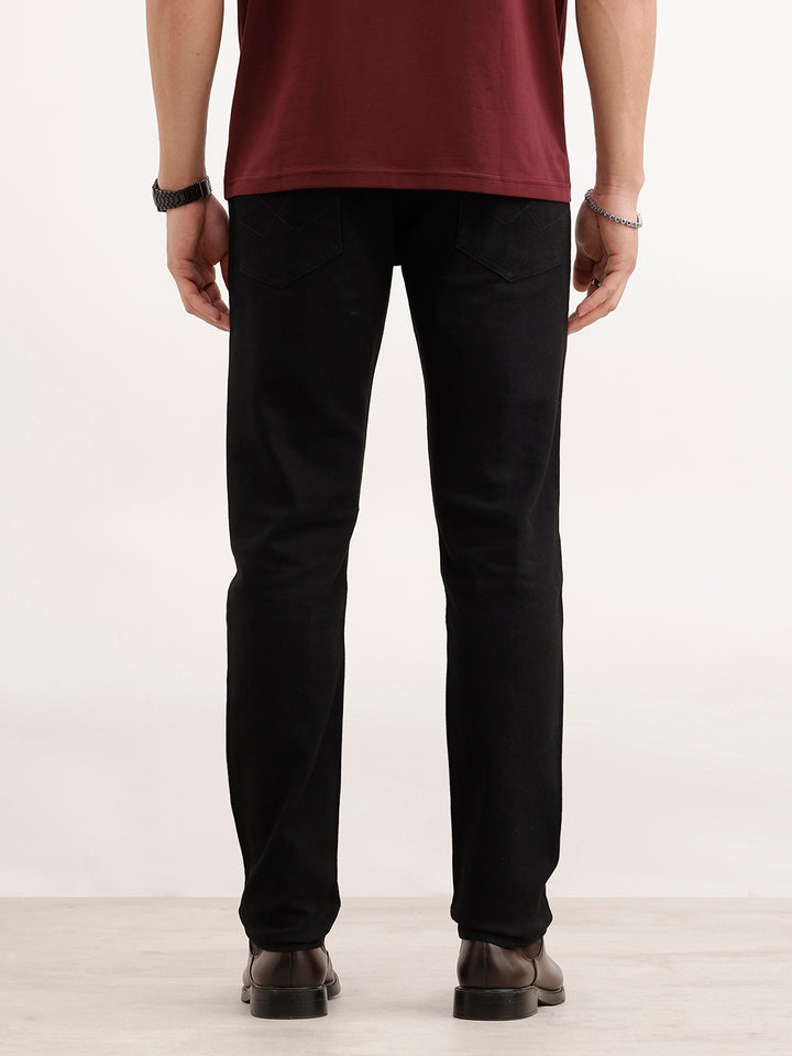 Casual Light Fade Slim Fit Jeans | Black