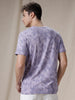 Artsy Purple AOP Printed T-Shirt