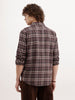 Regular Fit Checkered Shirt  | Brown