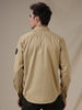 Wrogn Patch Technical Khaki Shirt