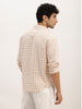 Classic Comfort Fit Checkered Shirt | Beige