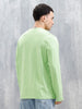 Wrogn Classic Henley T-Shirt For Men's | Green
