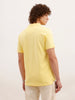 Solid Slim Fit Polo T-Shirt | Yellow