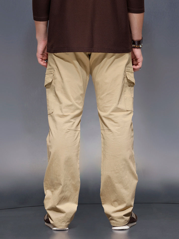 Men’s straight fit cargo | Khaki
