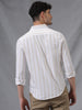 White Narrow Striped Shirt