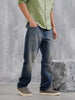 Vintage Washed Anti Fit Jeans | Blue