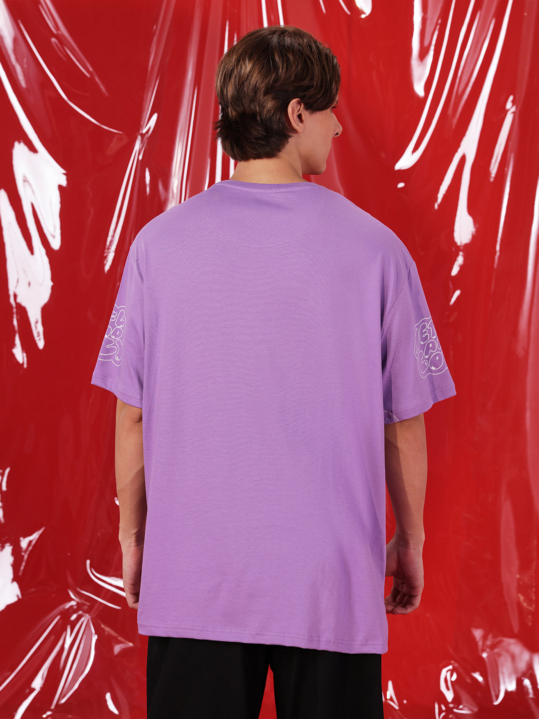 Netflix and Cozy Purple AOP T-Shirt