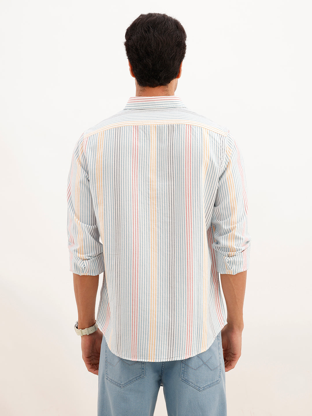 Classic Regular Fit Full Sleeve Shirt | Blue