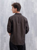 Men's Casual Solid Shirt | Brown