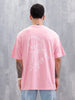 Wrogn Regular Fit Graphic Tee | Pink