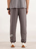 Cut&Sew Comfort Fit Jogger With Hd Print | Grey